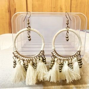 Boutique Bought Long Dangly Tassel Earrings